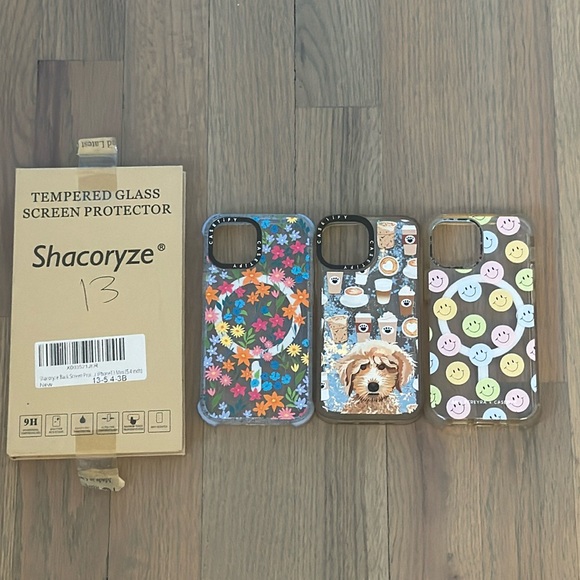 Casetify Other - iphone 13 mini phone case and screen protector bundle.
